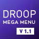 Droop Mega Menu - CodeCanyon Item for Sale