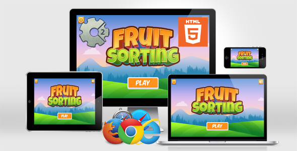 Fruit Sorting Game - HTML5 Educational Game - CAPX