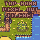 Top-Down Pixel Art Tileset - GraphicRiver Item for Sale