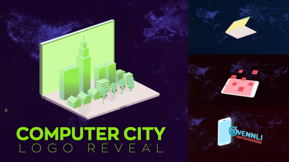 Computer City Logo Reveal