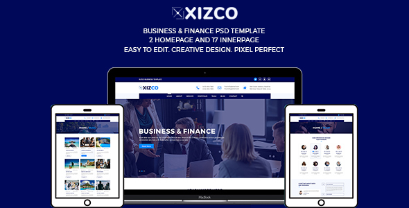 Xizco Multipurpose Business & Finance Template