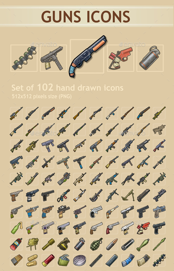 Gun Game Assets From Graphicriver