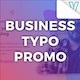 Business Typo Promo - VideoHive Item for Sale