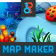 Aqua Game Map and Background Maker - GraphicRiver Item for Sale