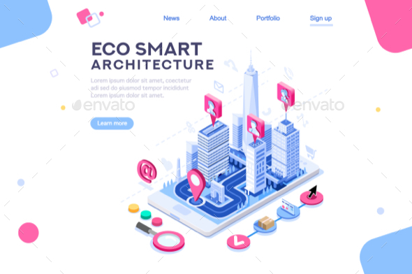 Eco Smart City Template for Presentation