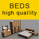 High quality beds - 3DOcean Item for Sale