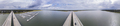 Aerial 360 degree view panorama of coastal highway bridge and ma - PhotoDune Item for Sale