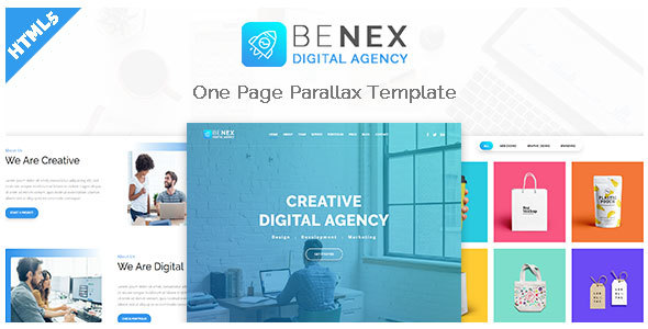 Benex - One Page Parallax Template