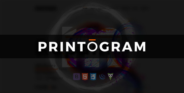 Printogram — HTML Template