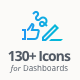 130+ Dashboard Icons - GraphicRiver Item for Sale