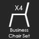 Business Chair Set - 3DOcean Item for Sale