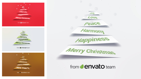 Corporate Christmas Logo and Message Animation