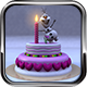 Birthday Cake with  Frozen Snow Man Model - 3DOcean Item for Sale