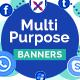 Multipurpose Web Banner Set - GraphicRiver Item for Sale