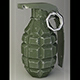 grenade F-1 very low-poly Low-poly - 3DOcean Item for Sale