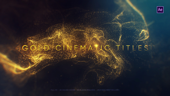 Gold Cinematic Titles alt