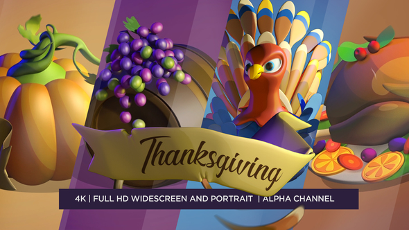 Happy Thanksgiving 3D