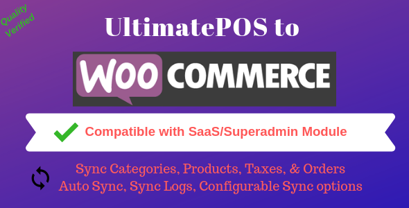 UltimatePOS do WooCommerce Addon (kompatybilny z SaaS)