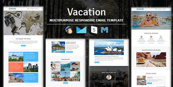 Vacation - Multipurpose Responsive Email Template
