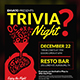 Trivia Night Flyer Template - GraphicRiver Item for Sale
