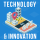 Technology And Innovation Isometric Scenes - VideoHive Item for Sale