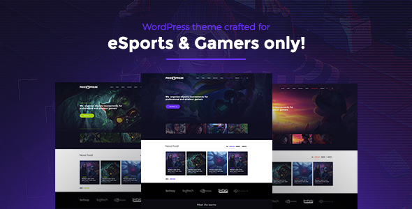 PixieFreak | eSports gaming theme for teams & tournaments