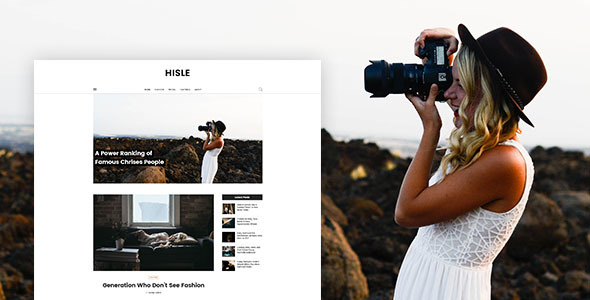 Hisle - Personal Blog PSD Template