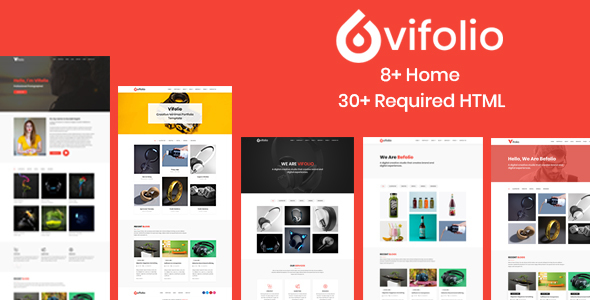 Vifolio - Creative Minimal Portfolio Template