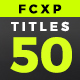 FCPX Titles 50 - VideoHive Item for Sale
