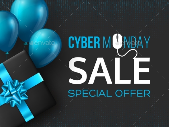 Cyber Monday Sale Poster or Banner.