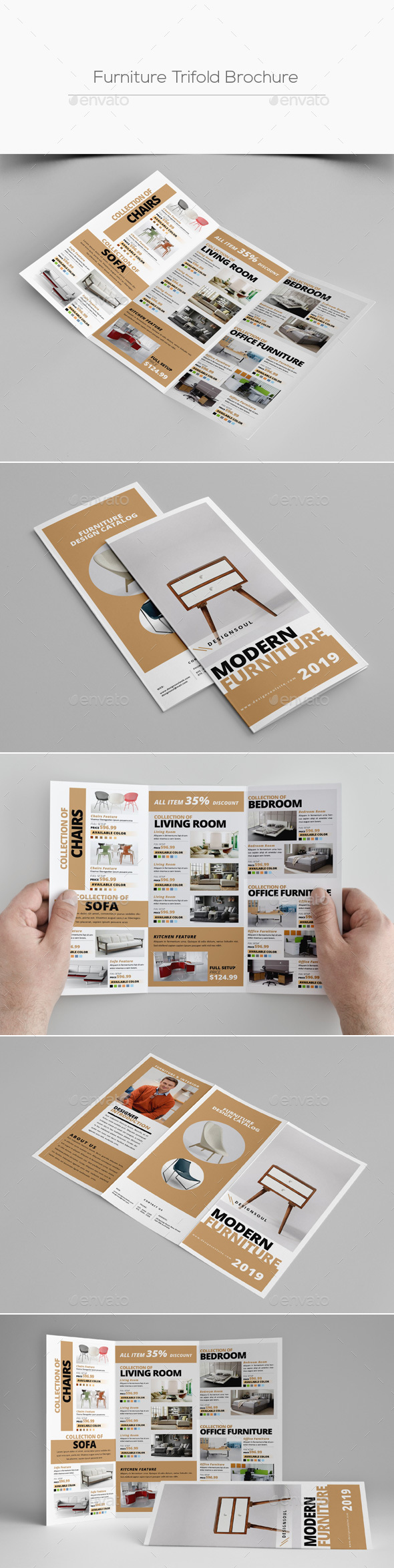 Furniture Brochure Graphics Designs Templates