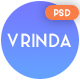 Vrinda | Portfolio PSD Template - ThemeForest Item for Sale