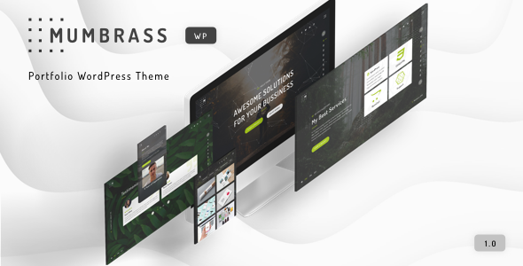 Mumbrass – Full Screen Personal Portfolio WordPress Theme