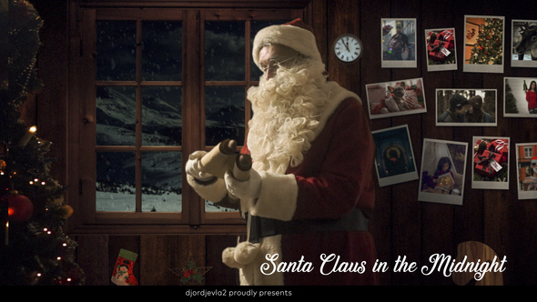 Santa Claus in the Midnight