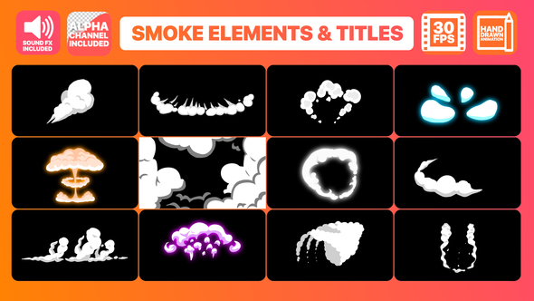 2DFX Smoke Elements And Titles