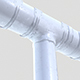 White Plastic Gutter System PBR - 3DOcean Item for Sale