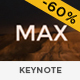 MAX Fresh Looking Keynote Template - GraphicRiver Item for Sale