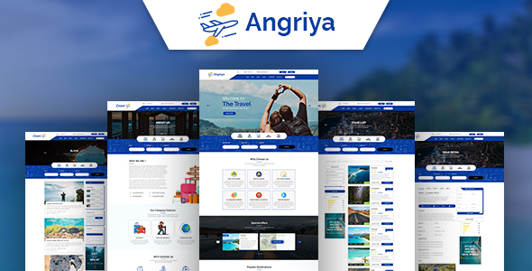 Angriya -  PSD Template for Travel Agent