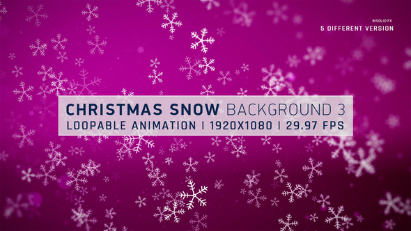 Christmas Snow Background 3