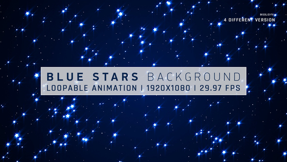 Blue Stars Background