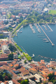 Aerial View at the Como Harbor, Como Lake, Italy - PhotoDune Item for Sale