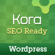 Kora WordPress Theme - ThemeForest Item for Sale