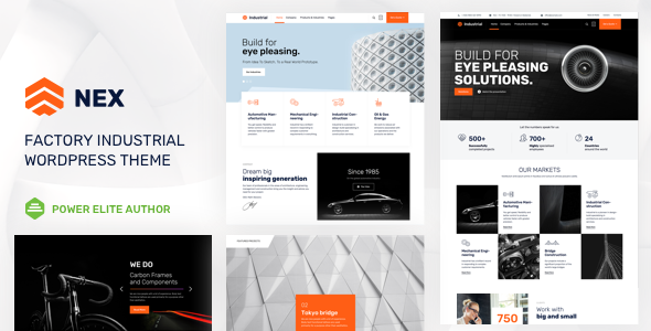 Nex - Industrial WordPress Theme