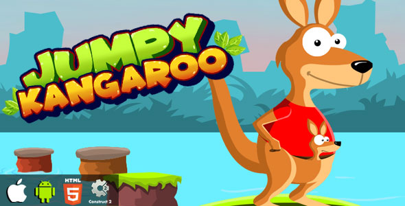 Jumpy Kangaroo - Gra HTML5 (CAPX)