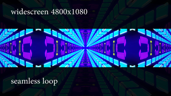 Hypnotic Retro Tunnel Widescreen alt