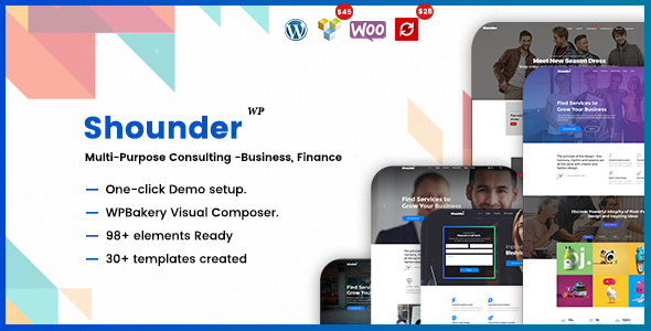 Shounder – Multi-Purpose Consulting Business WordPress Theme