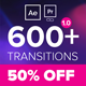 Pixelland transitions Pack - VideoHive Item for Sale