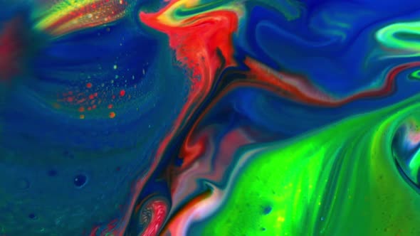 Abstract Colorful Sacral Liquid Waves Texture 386