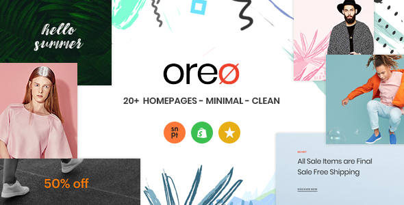 Oreo Minimal Clean Shopify Theme