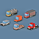 Cartoon Transport Cars v1 - 3DOcean Item for Sale